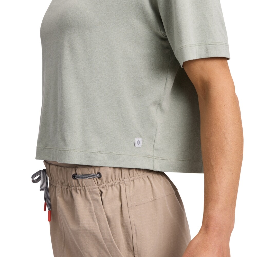 블랙다이아몬드,서킷 크롭 티 WOMENS