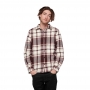 Burgundy-Off White Plaid